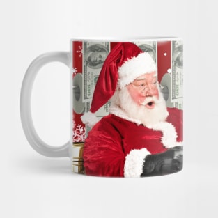 Christmas Santa Claus Money meme Mug